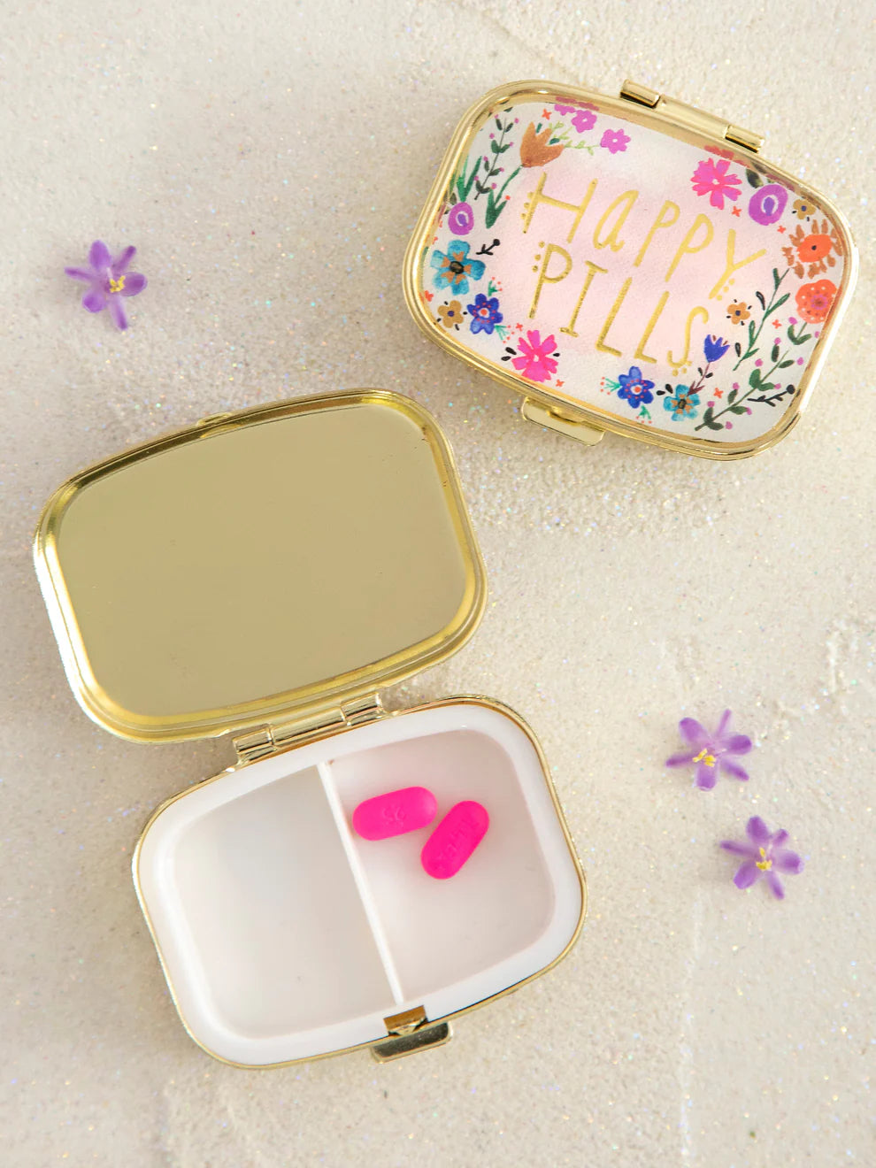 NL Pill Box Holder - Happy Pills