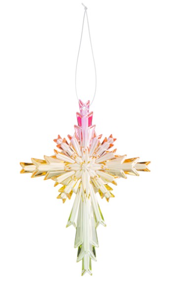 Acrylic Vivid Sunrays Crosses