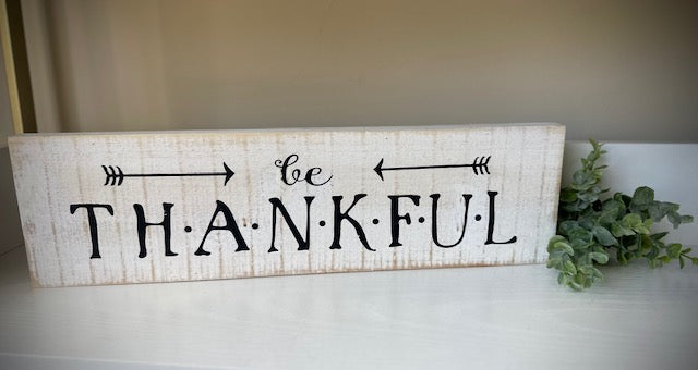 Blessings, Thankful & Grateful Wall Decor