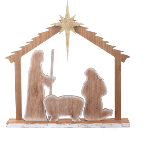 Oversized Holy Family Nativity Decor