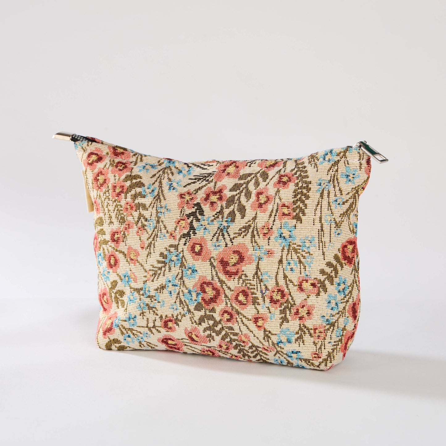 Wildflower Print Toiletry / Makeup Bag - Cosmetic Bag