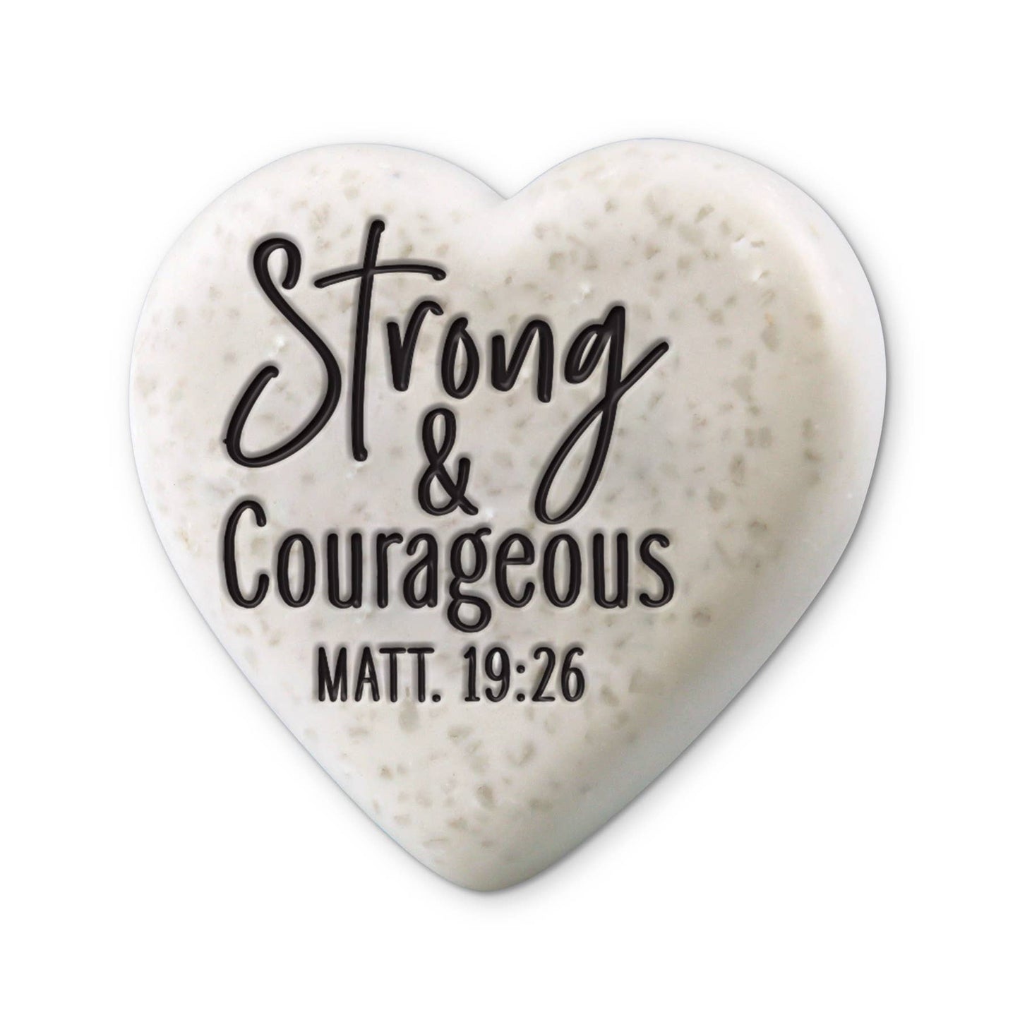 LCP Strong & Courageous - Heart Stone