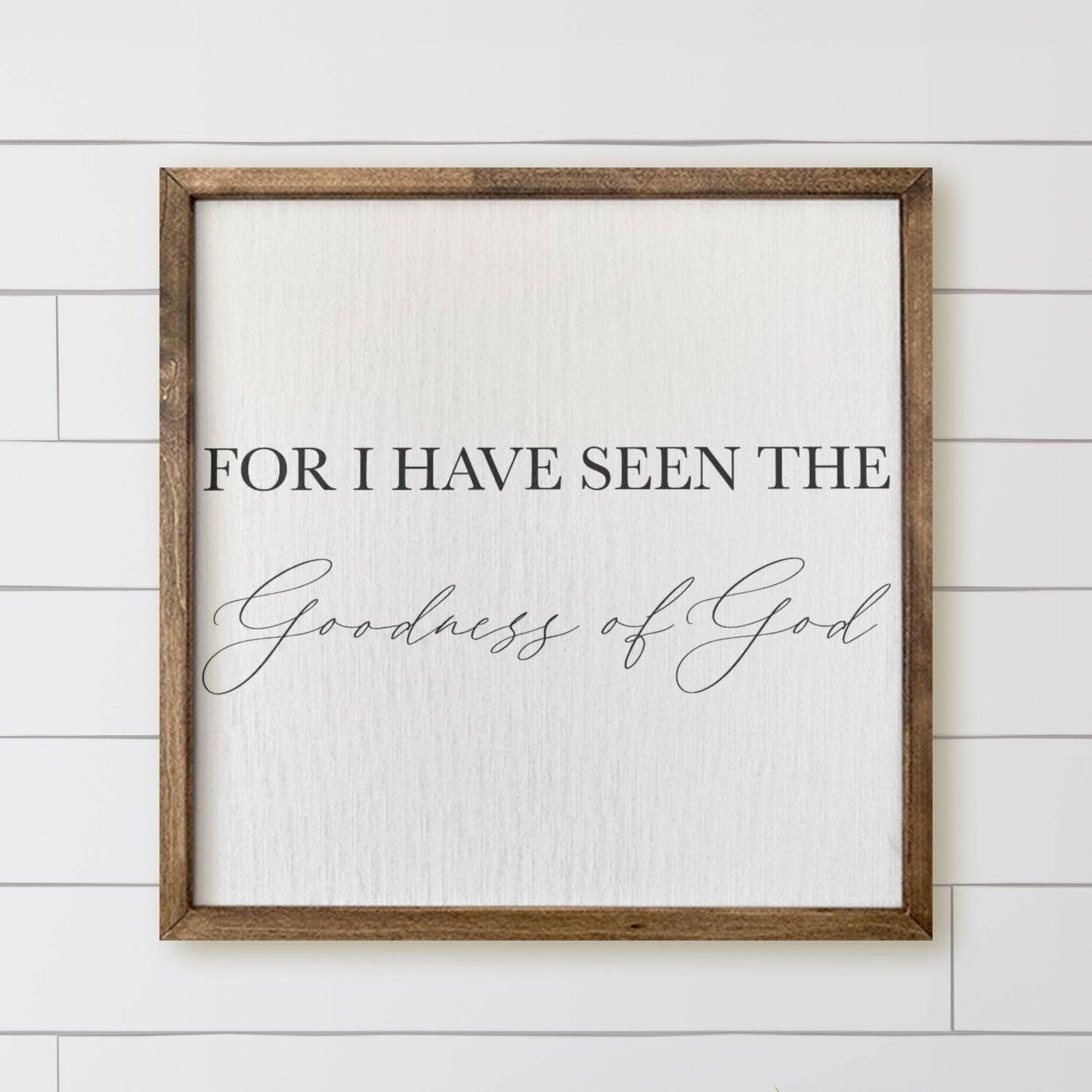 Wooden Frames - Goodness of God | Housewarming Gift