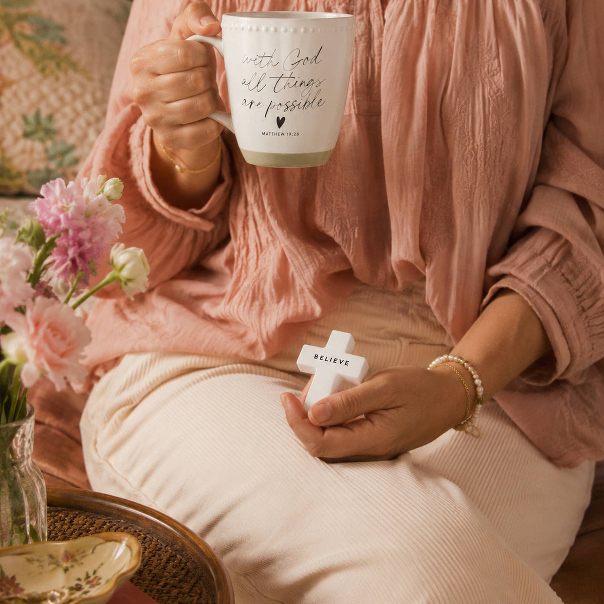 LCP Mug Wrapped In Love With God 18oz