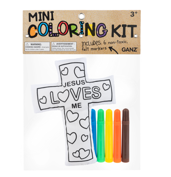 Mini Coloring Kit - Cross