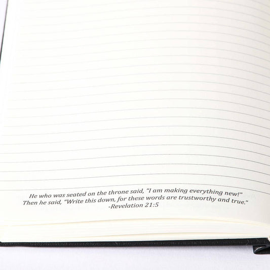 Journal Wineskin Hard Cover 420Pg - Black