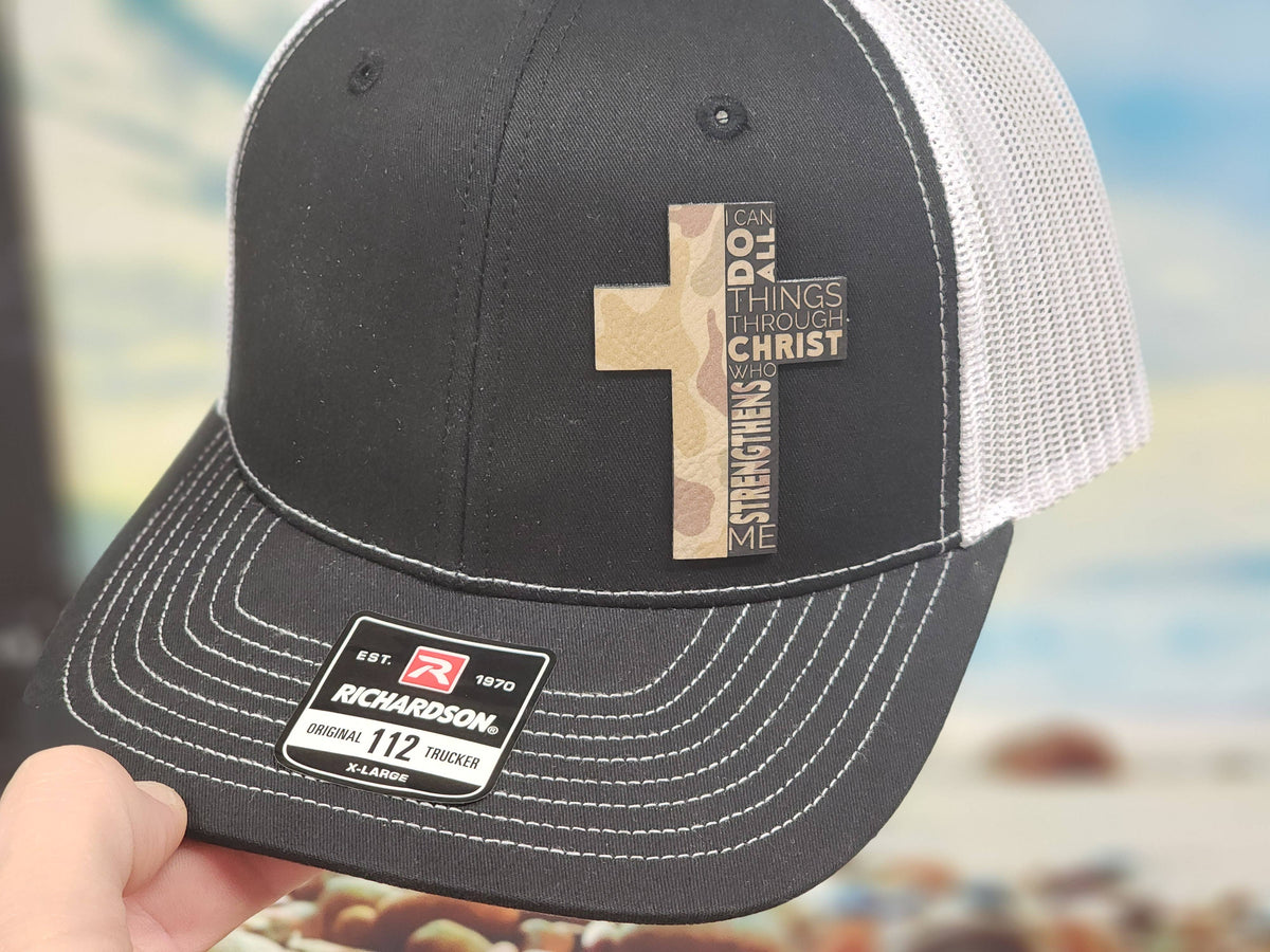 Faith Cross Patch Camo Hat – Christian Mesh Trucker