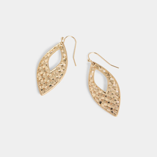 Criss Cross Drop - Gold