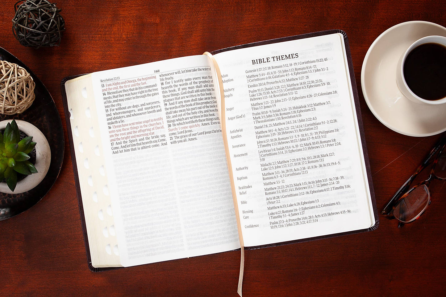 KJV Bible - Giant Print Maroon
