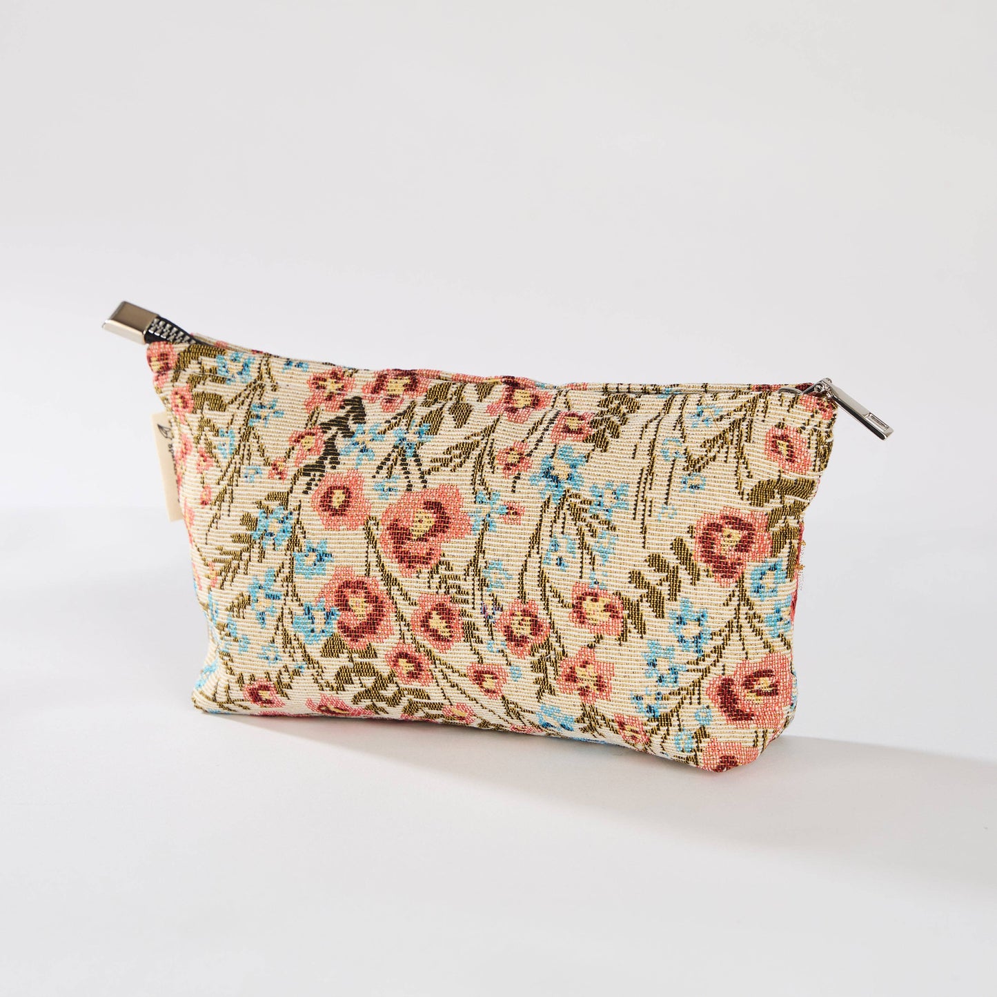 Wildflower Print Toiletry / Makeup Bag - Cosmetic Bag