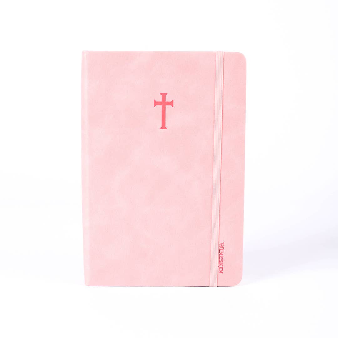 Journal Wineskin Hard Cover 420Pg - Rose