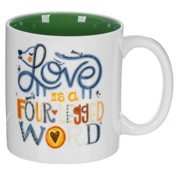 Dog & Cat w/Message Mugs