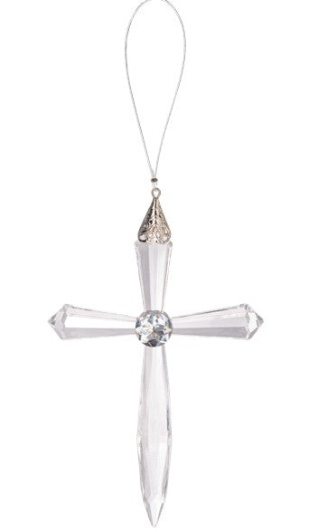 Acrylic Medium Clear Hanging Cross