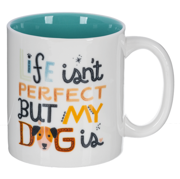 Dog & Cat w/Message Mugs